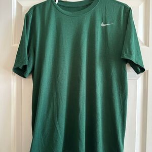 Nike Dri-Fit Men's Green Short Sleeve T-Shirt, Size Large